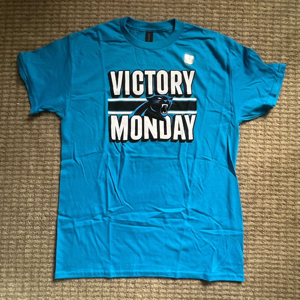 Carolina Panthers "Victory Monday", team issued shirt.